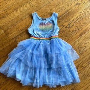 Zunie | Blue Rainbow Dress
